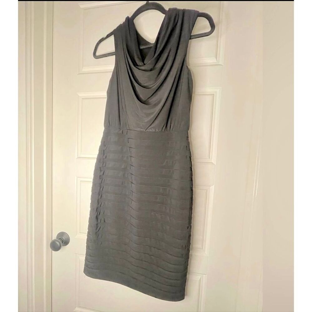 Adrianna Papell size 2 black mini dress